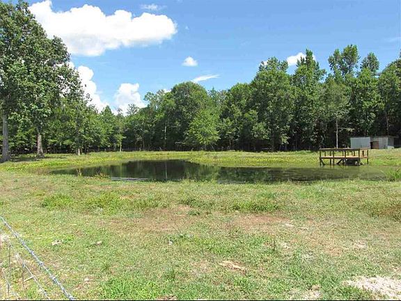 Pond in fenced pasture