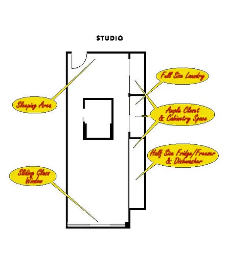 Floor plan 3125 Bldg - Studio- A1