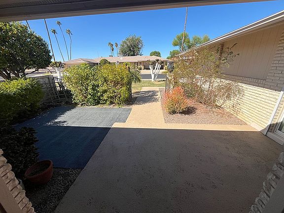 Front door courtyard view