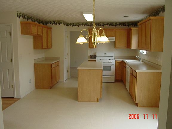 Kitchen with island and breakfast area