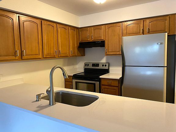 Recently remodeled kitchen and new refrigerator