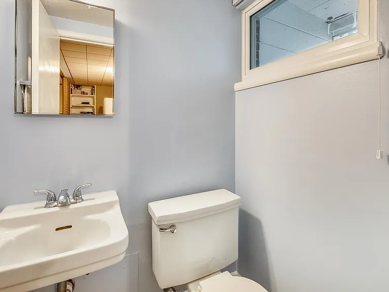 Powder room lower level