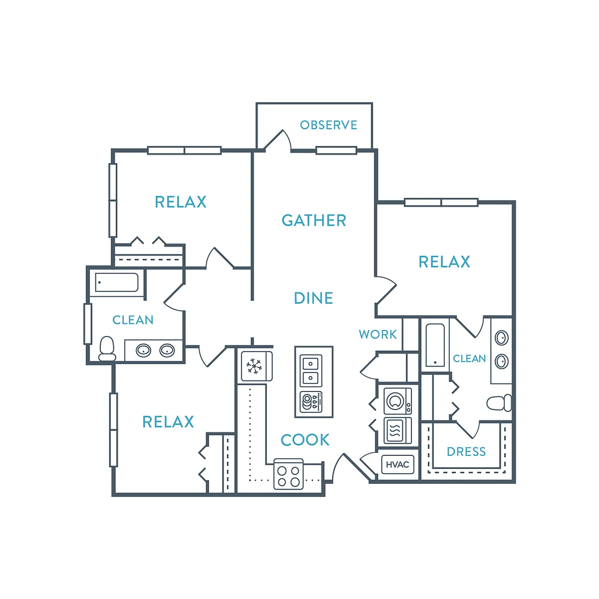 Floor plan Driftwood