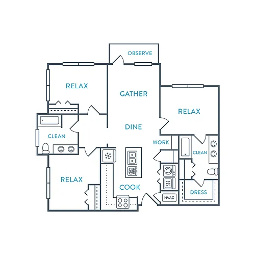 Floor plan Driftwood