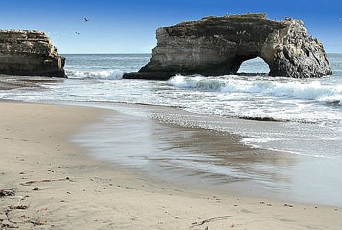 natural bridges state beach