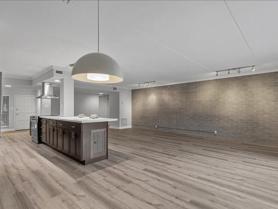 Large living and dining areas