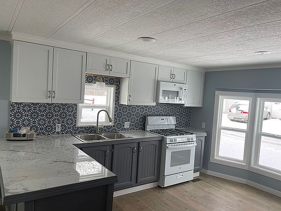 New cabinets & counters