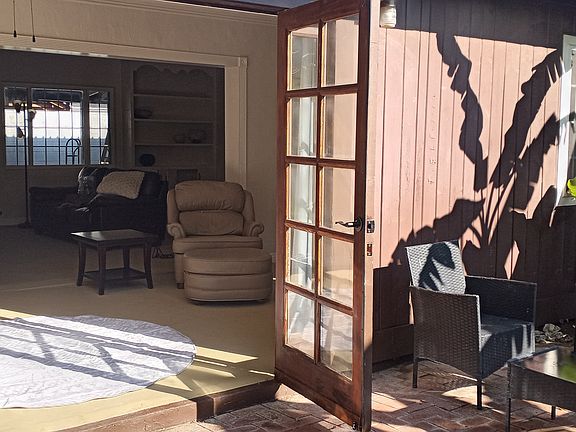Patio entrance to formal living room