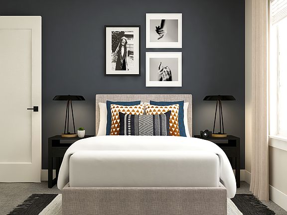 Each room is filled with natural lighting.