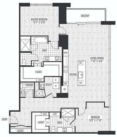 Floor plan PH1