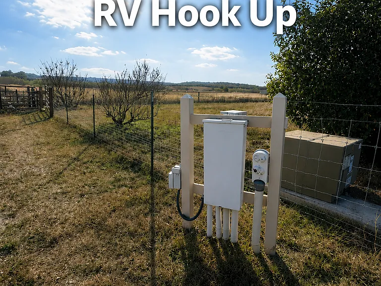 RV hook up. Have family visiting? Have your own RV to hook up?