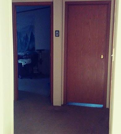 Hallway to 3 bedrooms,1 bath