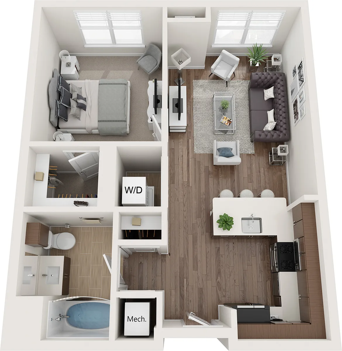 Floor plan A1C