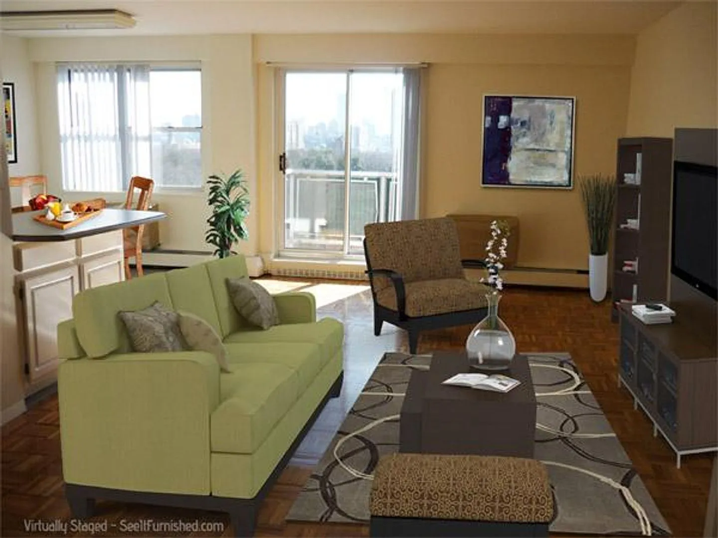Coolidge Corner 3 Bed Balcony | No Broker Fee — Photo 2