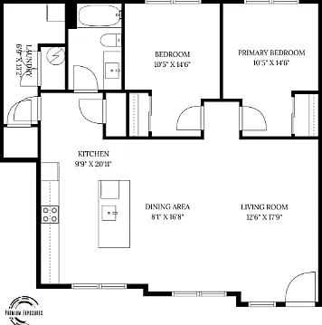 2 bed, 1000 sqft, $1,525 — Photo 1