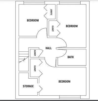 Floor plan Three Bedroom
