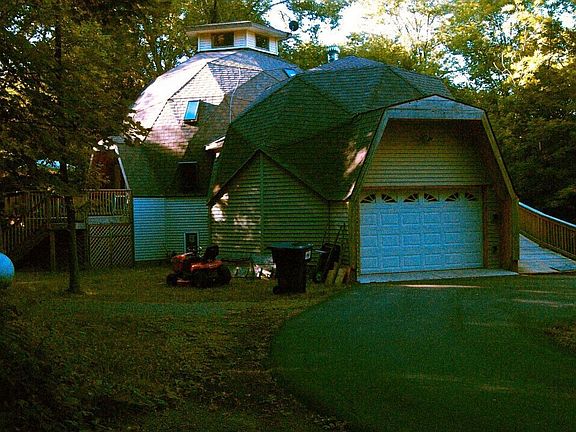 Garage & rear of house