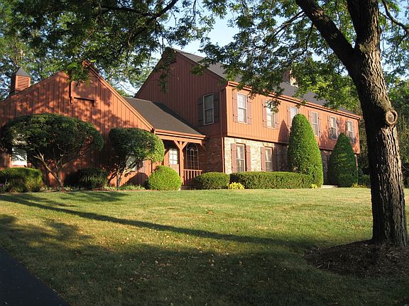 View of house from top of garden