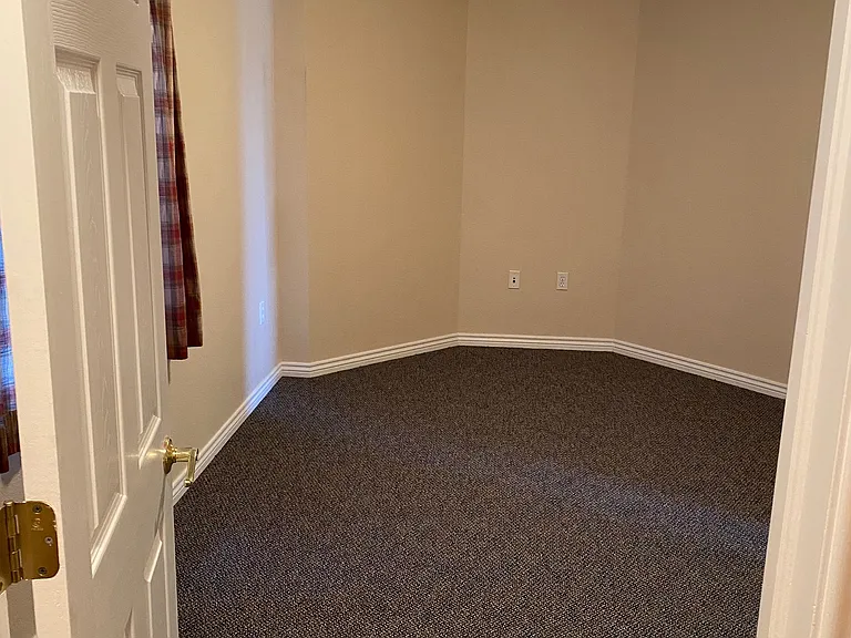 Bay built into the north bedroom. Window and walk-in closet out of view on the left.