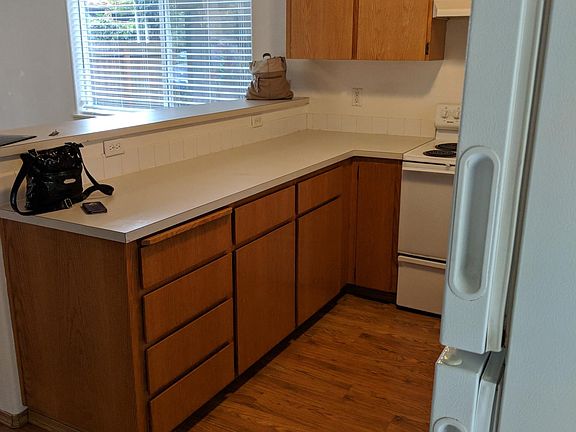 Nice wood cabinets