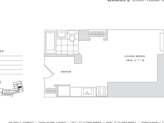 2nd image of 37 Wall St APT 18Q