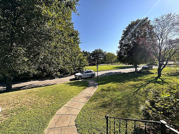 View from front porch.
Free and plentiful on-street parking in front of house with 2 additional private spots in alley behind house