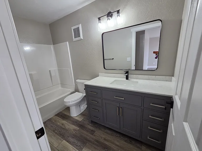 Bathroom in hallway