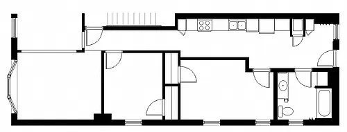 Floor plan Two Bedroom