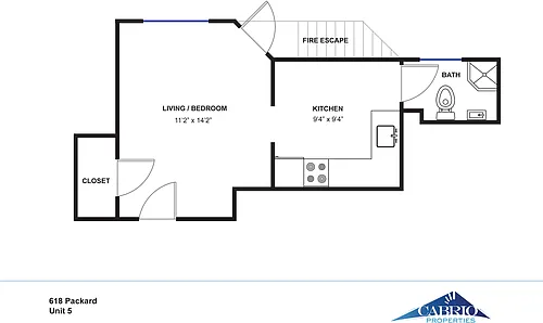 Floor plan Studio