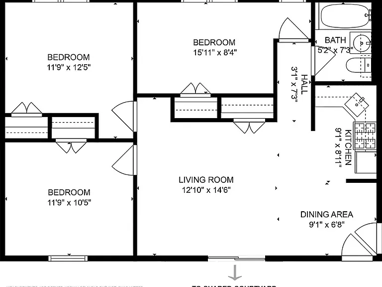 208 S 3rd St #2A — Photo 14