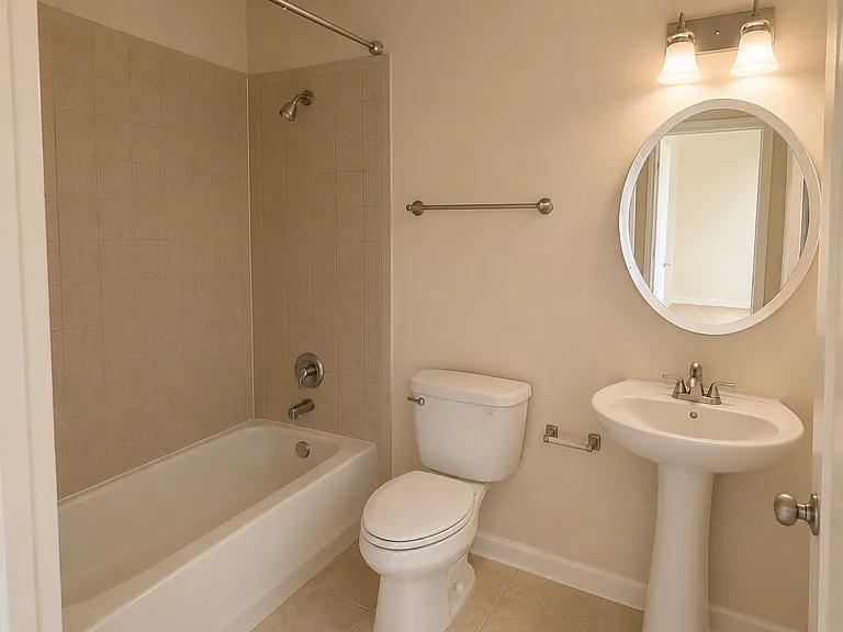 Second bathroom
Full bath with a soaking tub