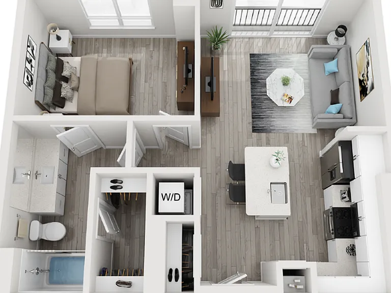 A1 1 Bed 1 Bath A1 1 Bed 1 Bath