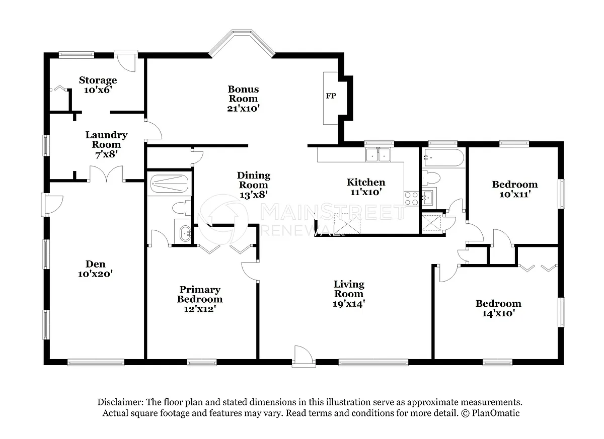 Floor Plan - 7948 Austin Rd