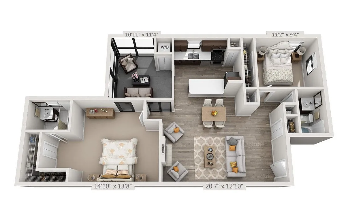 Floor plan B2