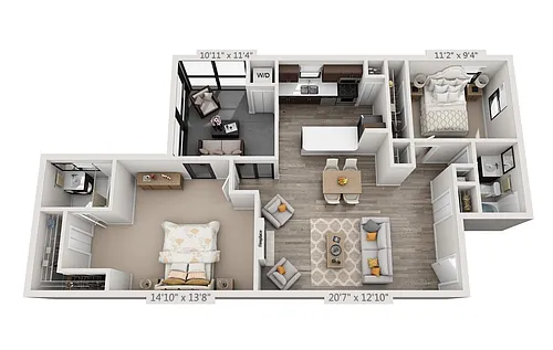 Floor plan B2