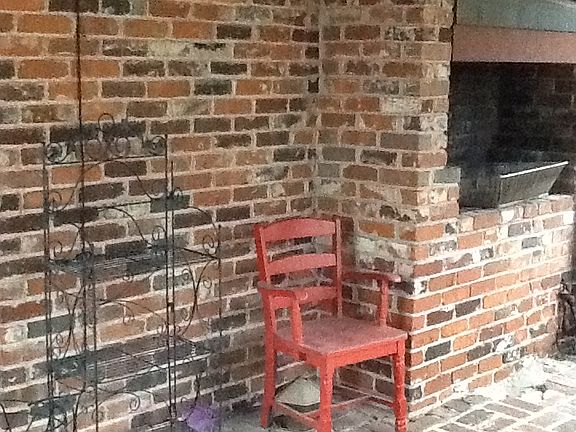 Porch Fireplace