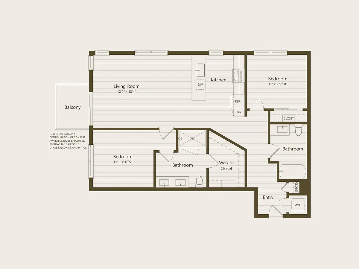 Floor plan 2B