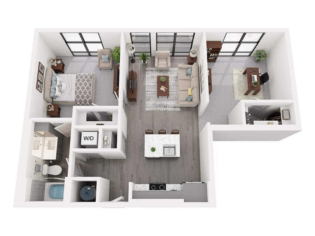 Floor plan A1-D