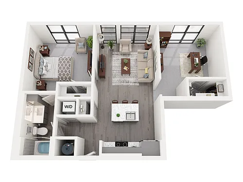 Floor plan A1-D