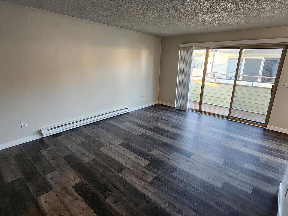 Living room view of the patio of from the 2nd floor. New floor
