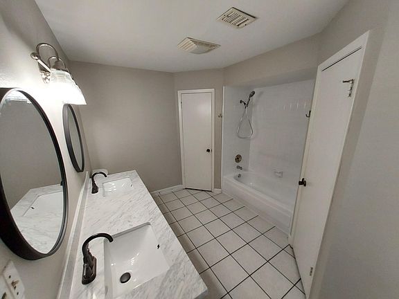 Master baths feature huge his and her closets!