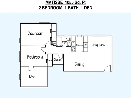 Floor plan Matisse