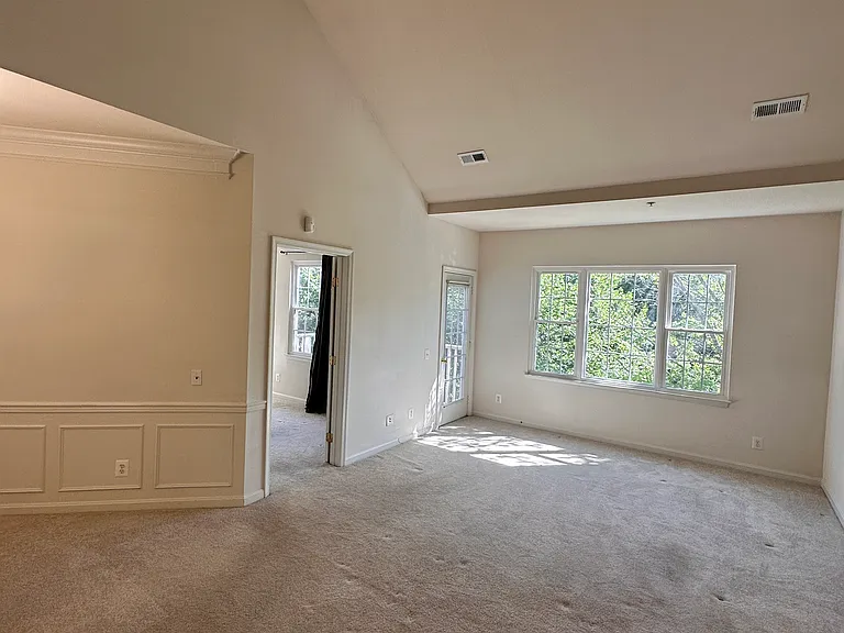 Living Room with Vaulted Ceilings