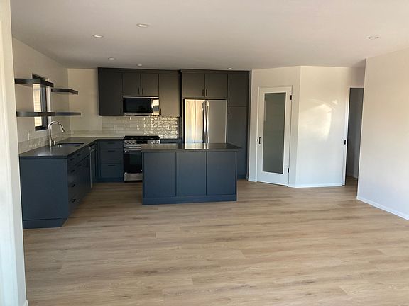 Kitchen and living area