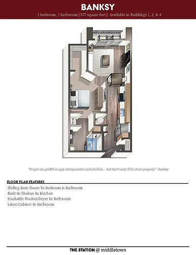 Floor plan Banksy
