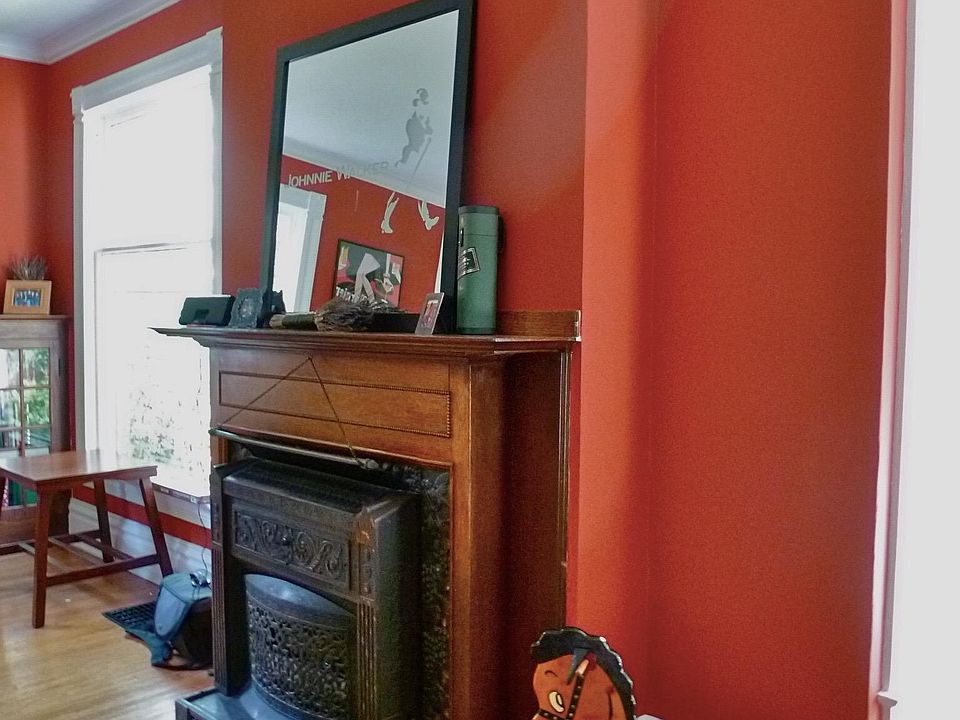 Close up shot of Living Room. Please note that the Fireplac