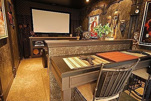 Awesome theater room!