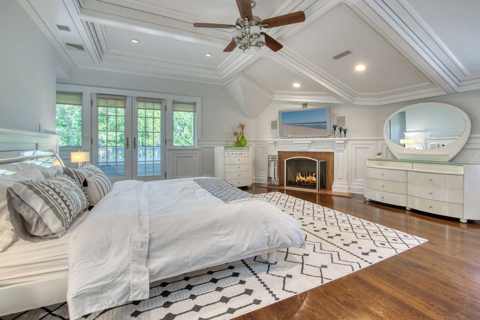 Primary Bedroom with balcony