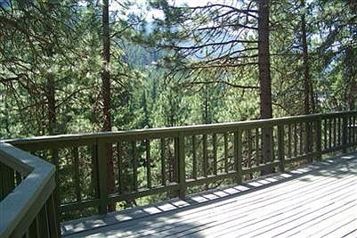 Huge private deck is south facing.