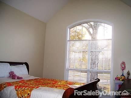 Bedroom 2 with cathedral ceiling